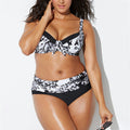 Plus Size Floral Bikini Set