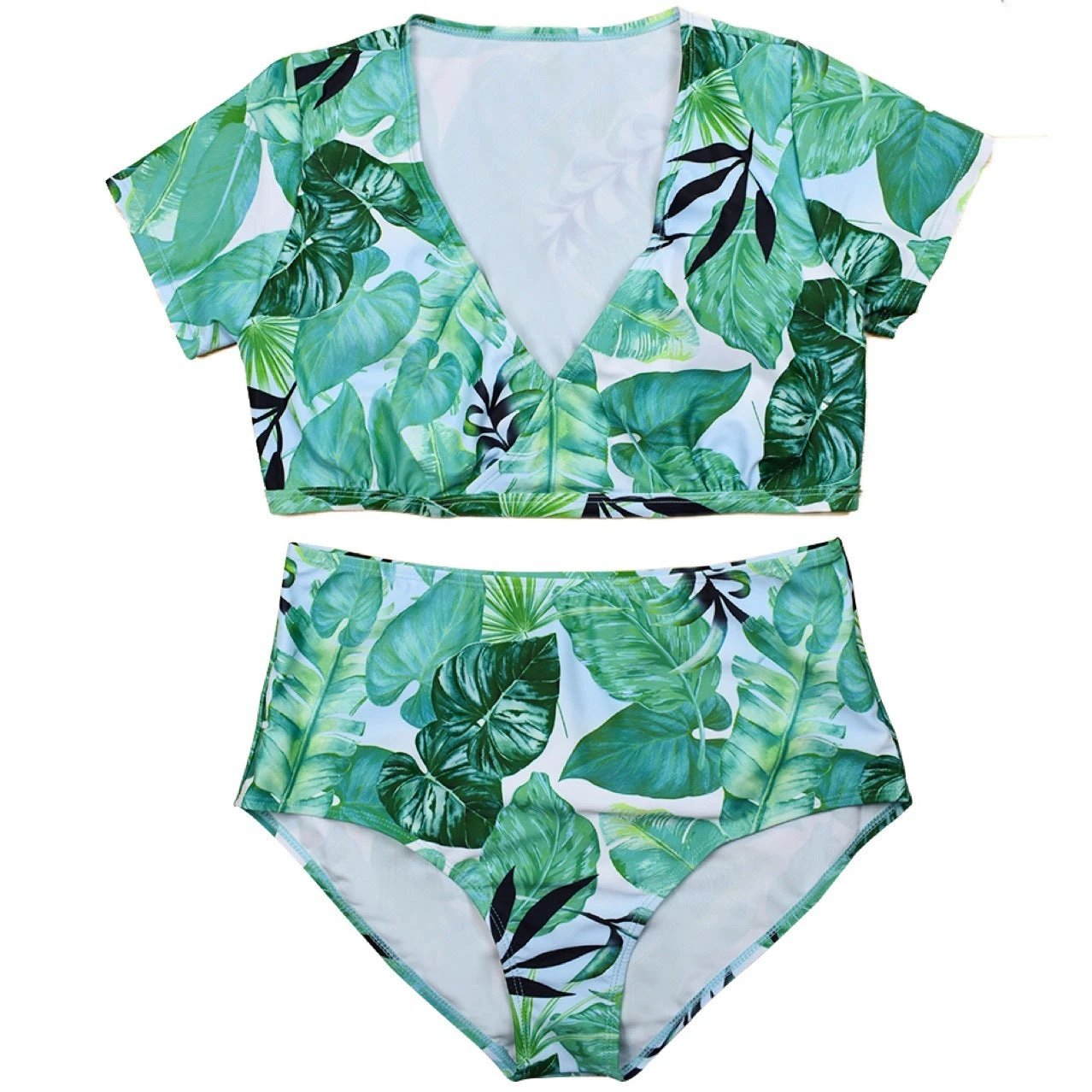 Plus Size Bikini Set with Cover-Up