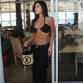 Pearl Style Three-Piece Swimsuit
