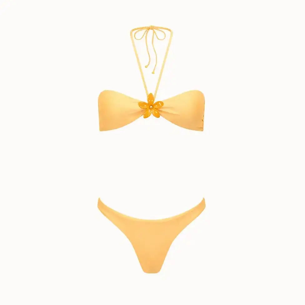 Tropical Sally Three-Piece Bikini Set