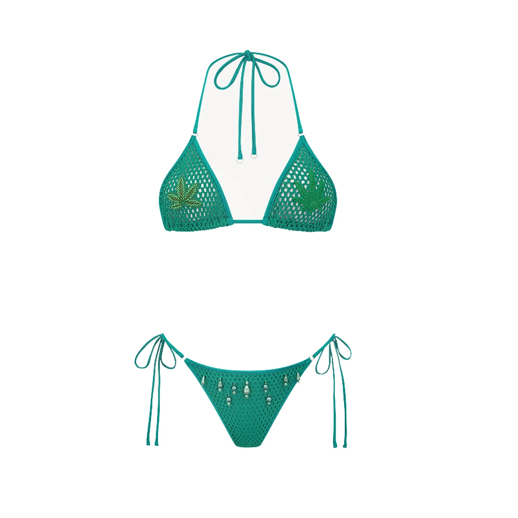 Tropical Sally Three-Piece Bikini Set