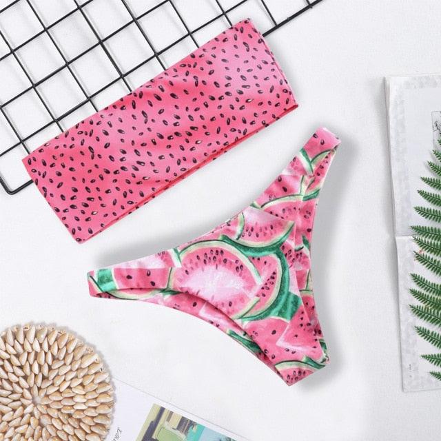 Women's Solid Halter Bikini Set – High Waist, Padded, Plus Size Available