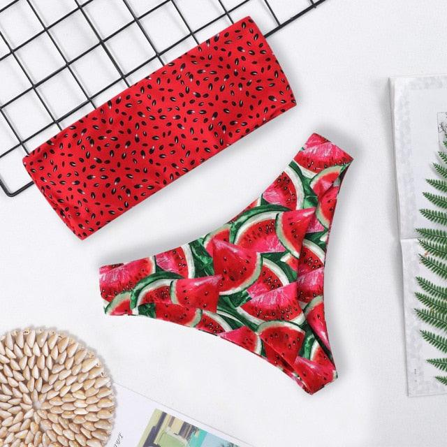Women's Solid Halter Bikini Set – High Waist, Padded, Plus Size Available